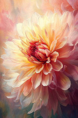 Dahlias in soft light no. 6