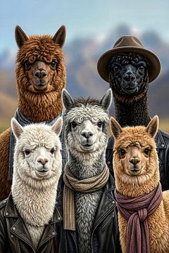 De Alpacabende - koelte in het hooggebergte van Max Steinwald