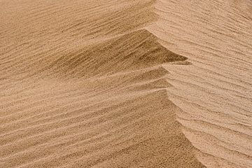 Licht en schaduw van een duin in de woestijn | Iran