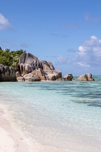 Plage de rêve Anse Source d'Argent (La Digue / Seychelles)