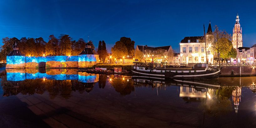 The medieval harbor of Breda by Martijn
