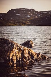 Kanufahren in Stavatn, Telemark Norwegen