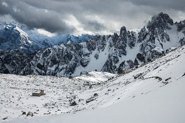 Uitzicht op de Lavaredo hut