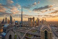 Dubaï au lever du soleil