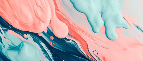 Jeux de couleurs dans des nuances pastel