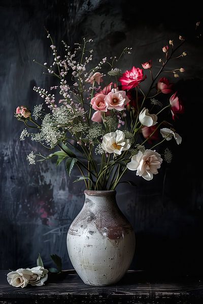 Nature morte de fleurs par Thea