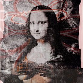 Mona Lisa - Not so innocent after all, naar het werk van Leonardo Da Vinci van MadameRuiz