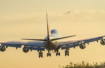 Delta Airlines Boeing 747-400 passagiersvliegtuig.