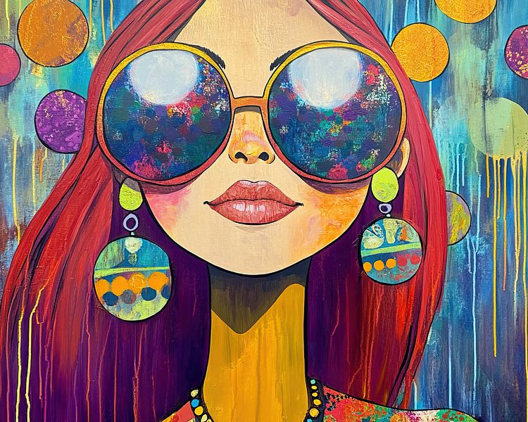 Colourful Reflection by Eye catching paintings