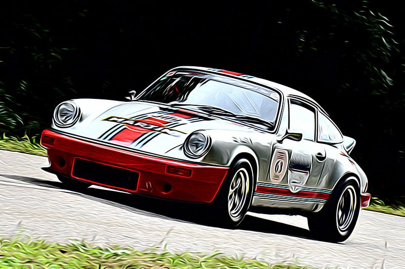 Porsche 911  Carrera RSR - Start 63  - Eggberg Klassik 2024 PHOTO ART 1.0 von Ingo Laue