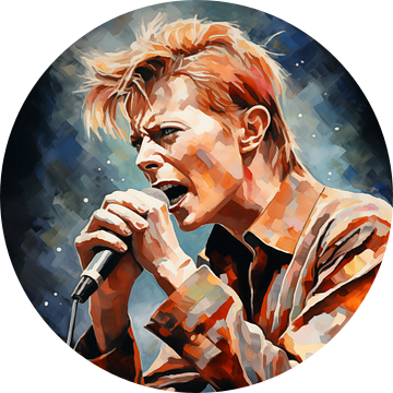 David Bowie van Koffie Zwart