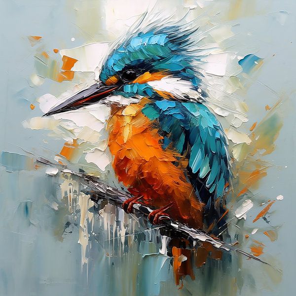 Eisvogel von Bianca ter Riet