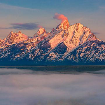 Snake River Overlook - Grand Teton National Park bei Sonnenaufgang
