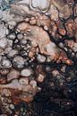 Liquid colors: brown, beige, copper / gold / silver color by Marjolijn van den Berg thumbnail