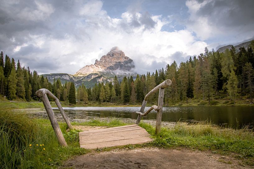 Petit pont célèbre dans les Dolomites par Samantha Rorijs