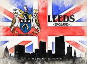 Leeds von Printed Artings Miniaturansicht