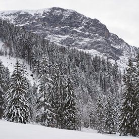 Winter in de bergen bij Pertisau van Lisanne Storm