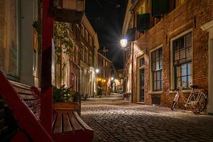 Deventer Stad bij nacht van Martin Podt