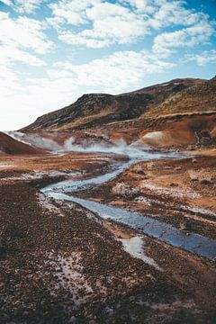 Geothermische bronnen in IJsland van Timewall by Fay
