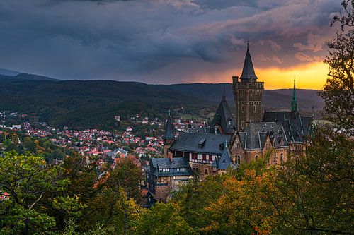 Château de Wernigerode, Saxe-Anhalt, Allemagne