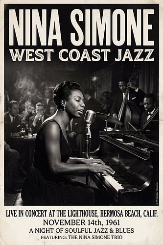 Nina Simone West Coast Jazz von Theodor Decker