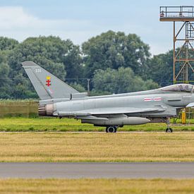 Rollende Royal Air Force Eurofighter Typhoon FGR.4. von Jaap van den Berg