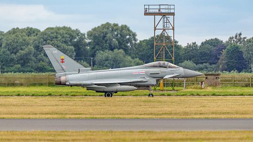 Taxiënde Royal Air Force Eurofighter Typhoon FGR.4.