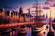 Sail 2025 Amsterdam Evening AI by Hendrik-Jan Kornelis thumbnail
