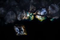 Universum | Zwart, Groen en Blauw | Abstracte Foto
