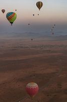 Balloon ride at sunrise
