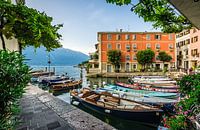 Gardameer in Limone sul Garda in Italie