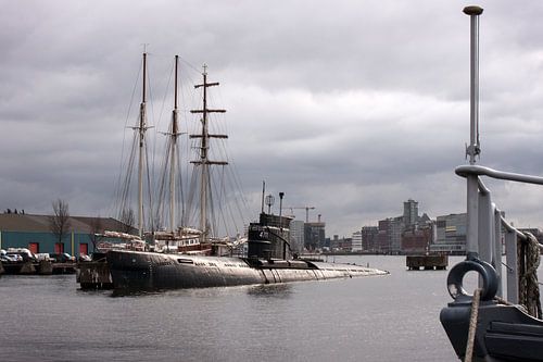 Submarine in the Harbor