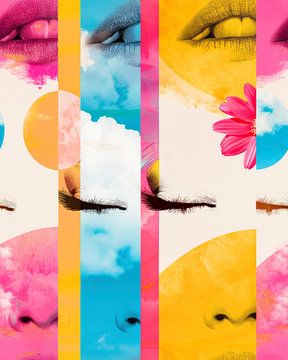 Lippen, lucht en licht van Vlindertuin-Art