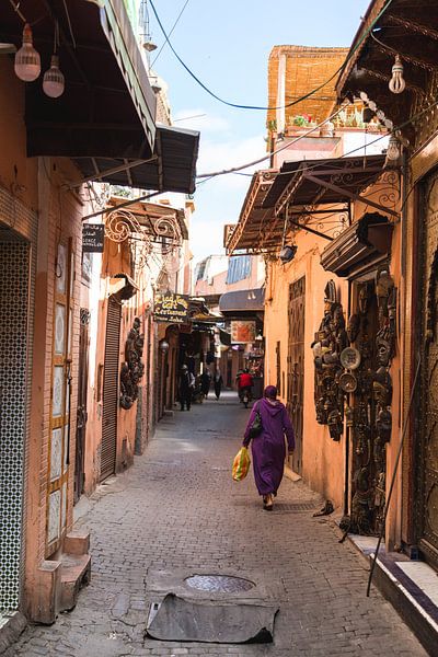 La vie dans les rues de Marrakech par Jarno Dorst