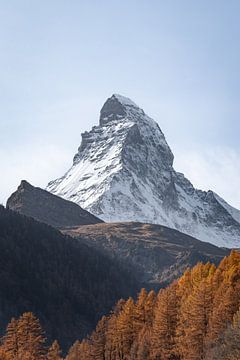 Matterhorn in de herfst van Tomas Grootveld