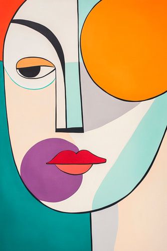 Colourful mask of the soul