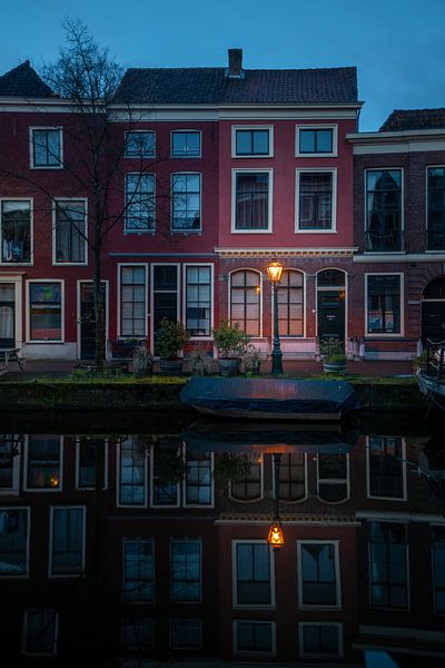 Lantaarn, Oude Rijn, Leiden van Jordy Kortekaas