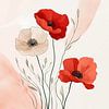 Coquelicots sur Richards Fine Art