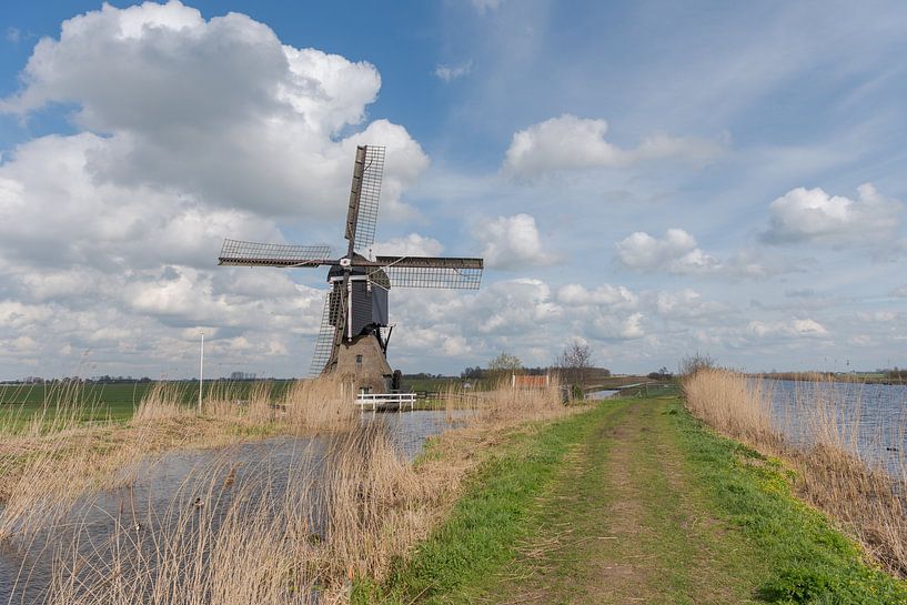Broekmolen in Streefkerk von Beeldbank Alblasserwaard