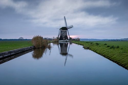 Moulins à vent sur l'eau