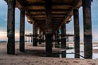 Onderaanzicht van de Belgium Pier in Blankenberge
