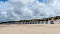 Strandhuisjes Texel  van Guus Quaedvlieg thumbnail