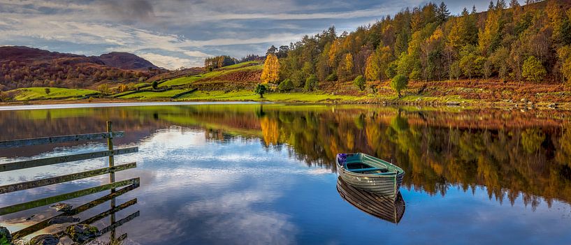 Watendlath-Panorama, Lake District, England von Adelheid Smitt