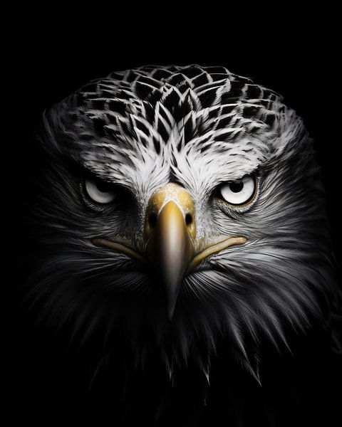 Dierenportret van fernlichtsicht