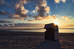 Sonnenaufgang über der Ostsee von Dorfworker