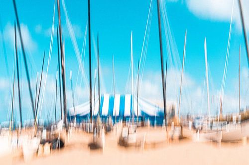 Impressie van het strand