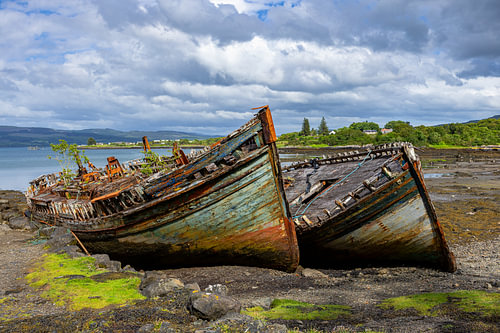 Die Schiffswracks von Salen auf Mull, Schottland (3/8)