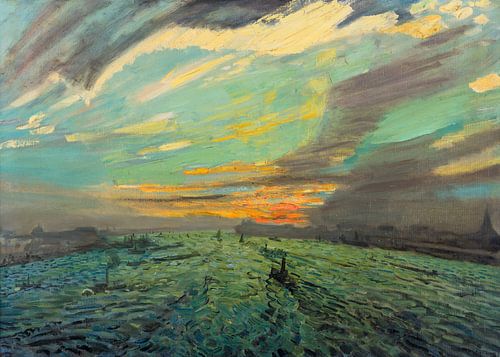 View of the Maas, 'The Green Maas', Marius Richters