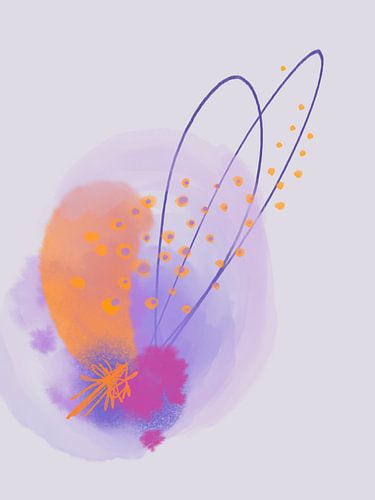 Flower Abstract Purple