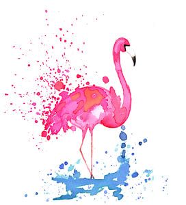 Flamingo van Jolanda Berbee